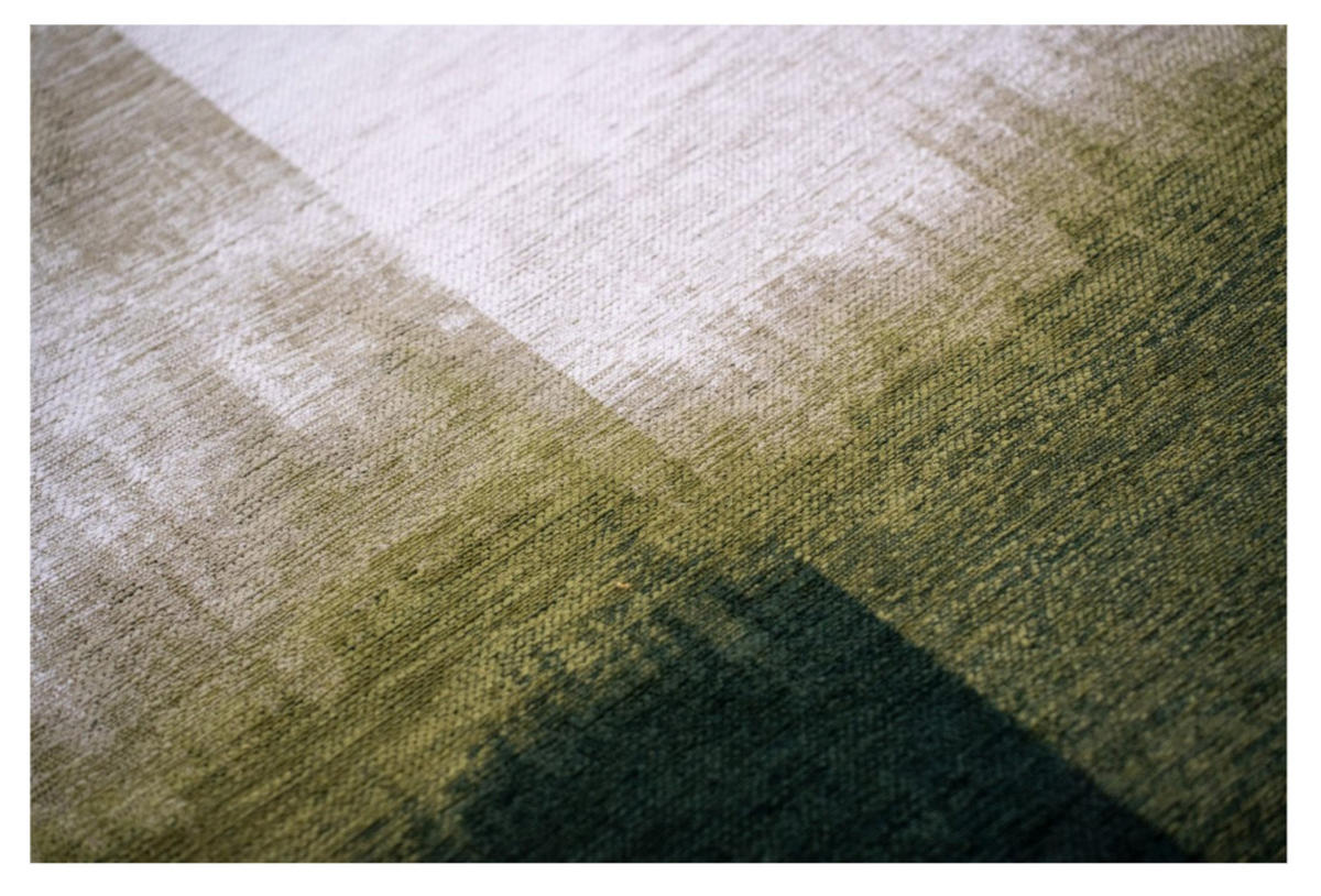 TEPPICH modern Flachgewebe NAGOYA Grün 140x140 cm Grün 140 x 140 cm - Grün, Textil (140/140cm) - Novatrend