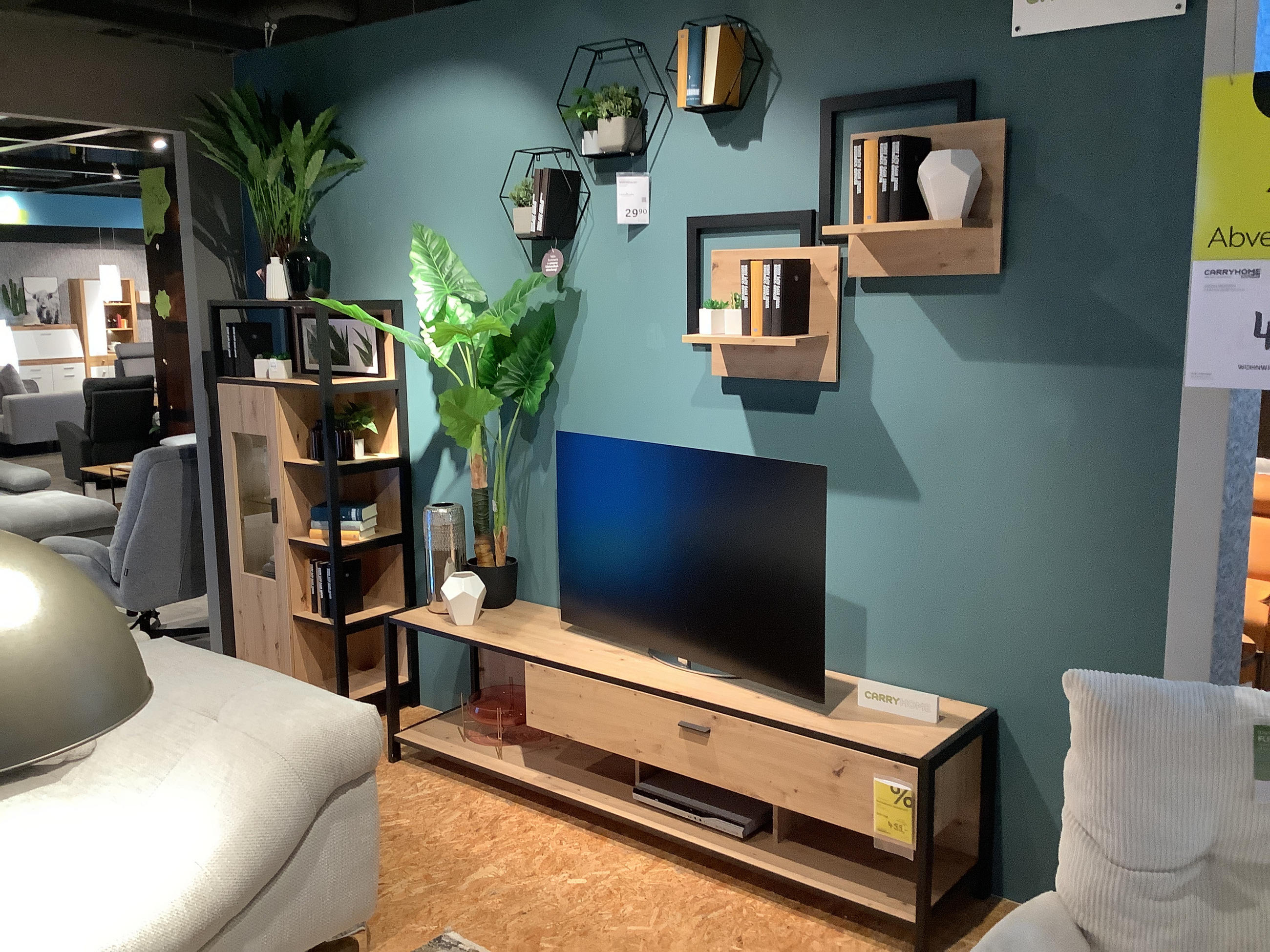 Wohnwand Algarve mit Sideboard - Carryhome