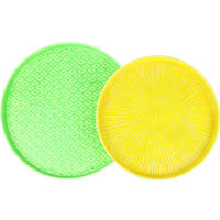 TABLETTSCHALEN Portofino 2er-Set - Multicolor, Metall (36.2/2.8/36.2cm) - FURNARO