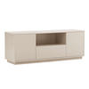TV-SCHRANK 140 cm, Ekru - Weiß, Holz (40/52/140cm) - Oviala