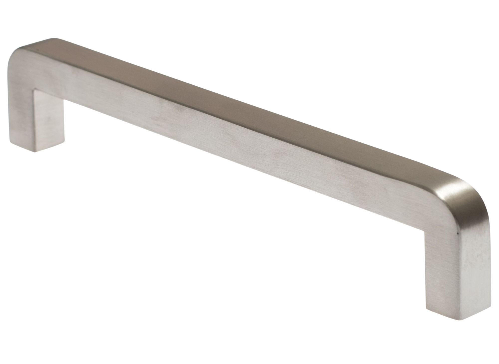 MÖBELGRIFF BA 192mm, Küchengriff Edelstahl, Schrankgriff schmal - Silberfarben, Metall (1/3.2/20.2cm)