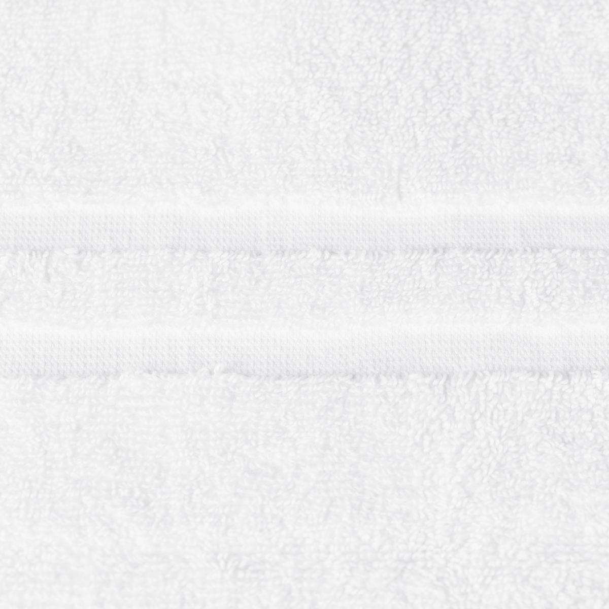 BADEMATTE, 2er-Set, 50x75 cm, 100% Baumwolle, Weiß - Weiß, Textil (50/75cm) - Zollner