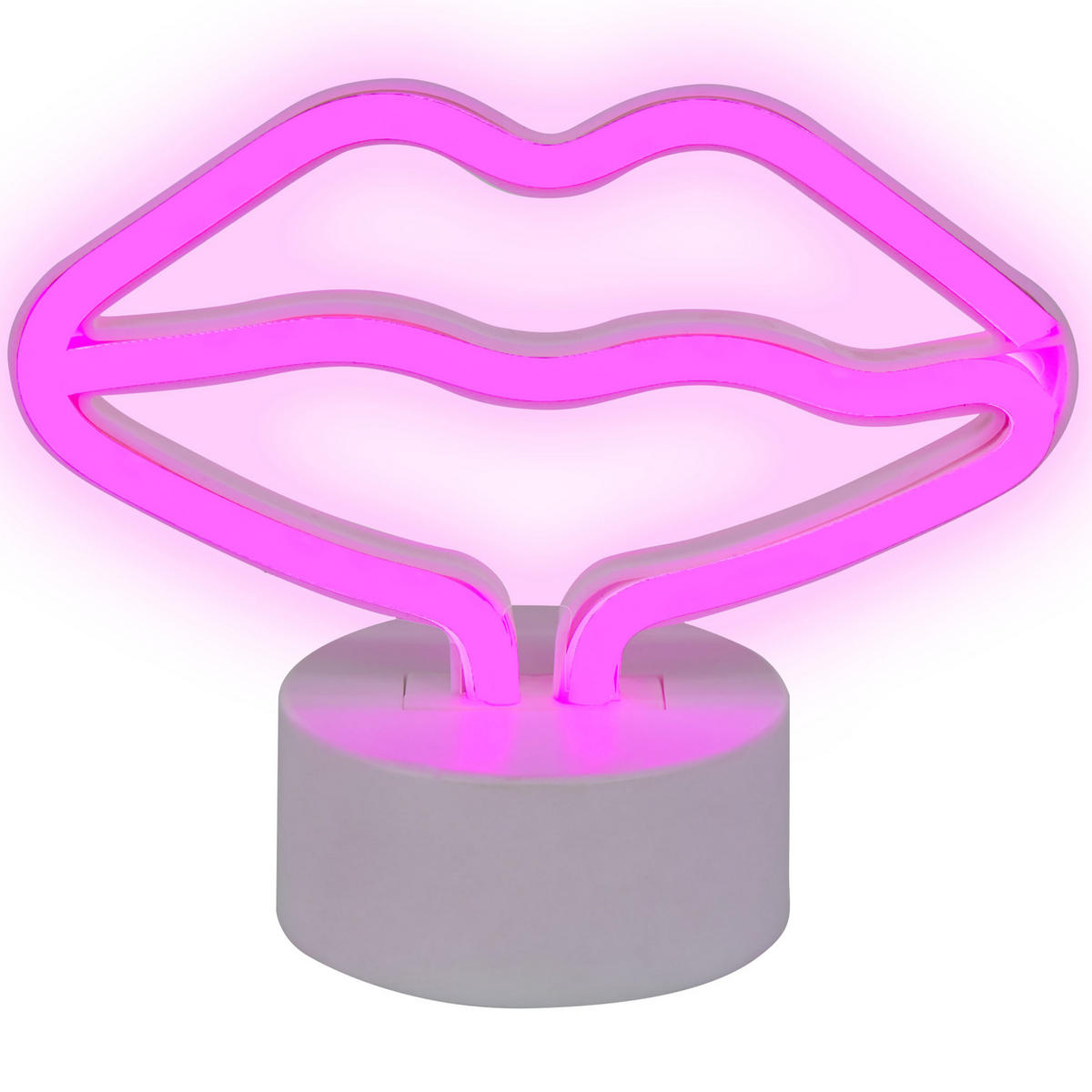 NEONLICHT Flora 8/17/15 cm - Pink, Kunststoff (8/17/15cm) - Beliani