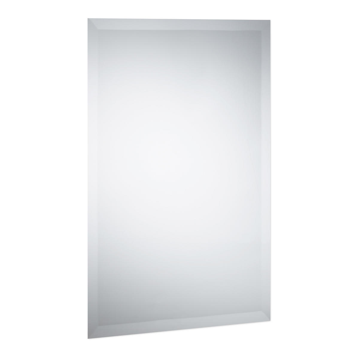 SPIEGEL rahmenlos - Silberfarben, Glas (40/60/0.5cm) - Relaxdays