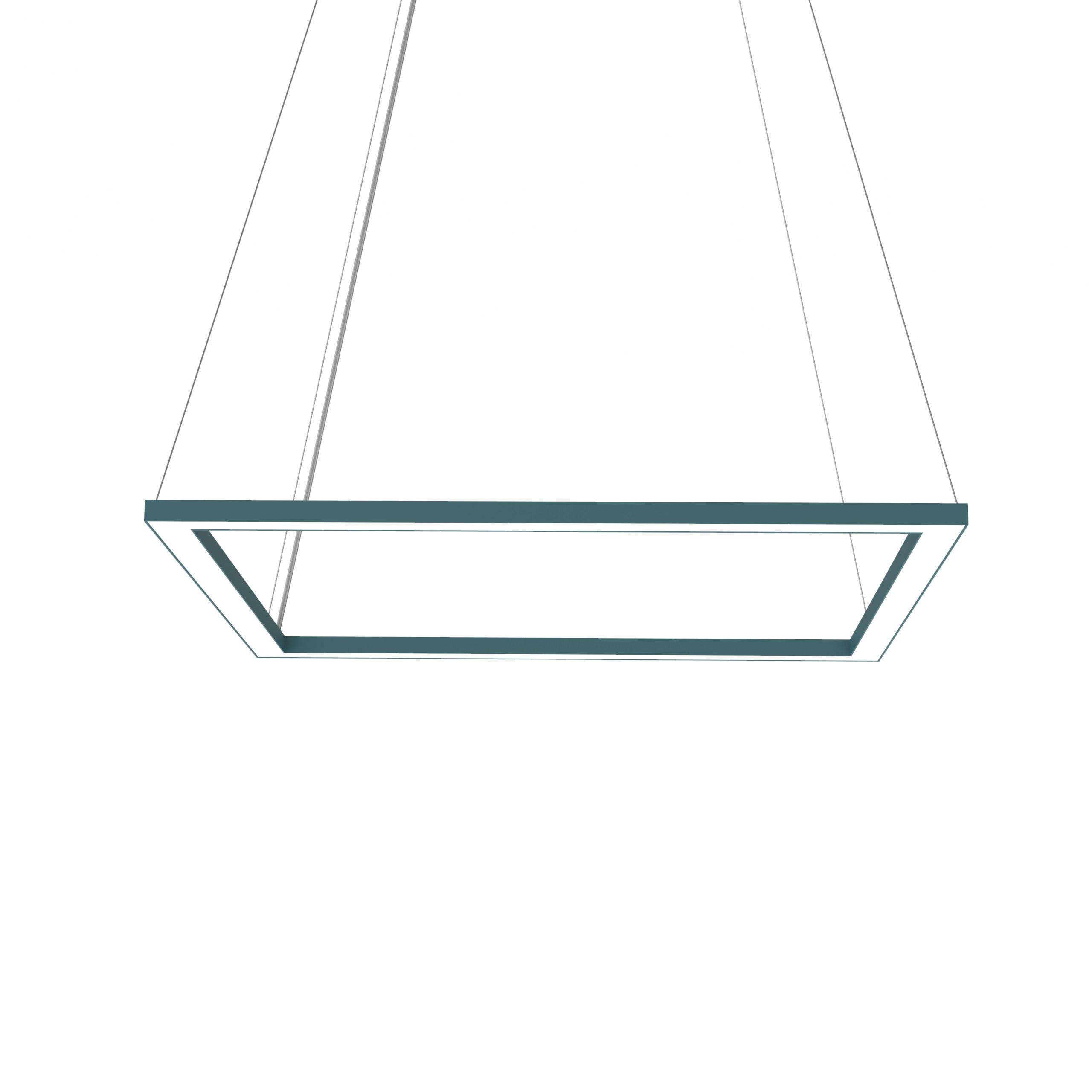 Lumicom Led-Hängeleuchte Blau 60x100x60 cm