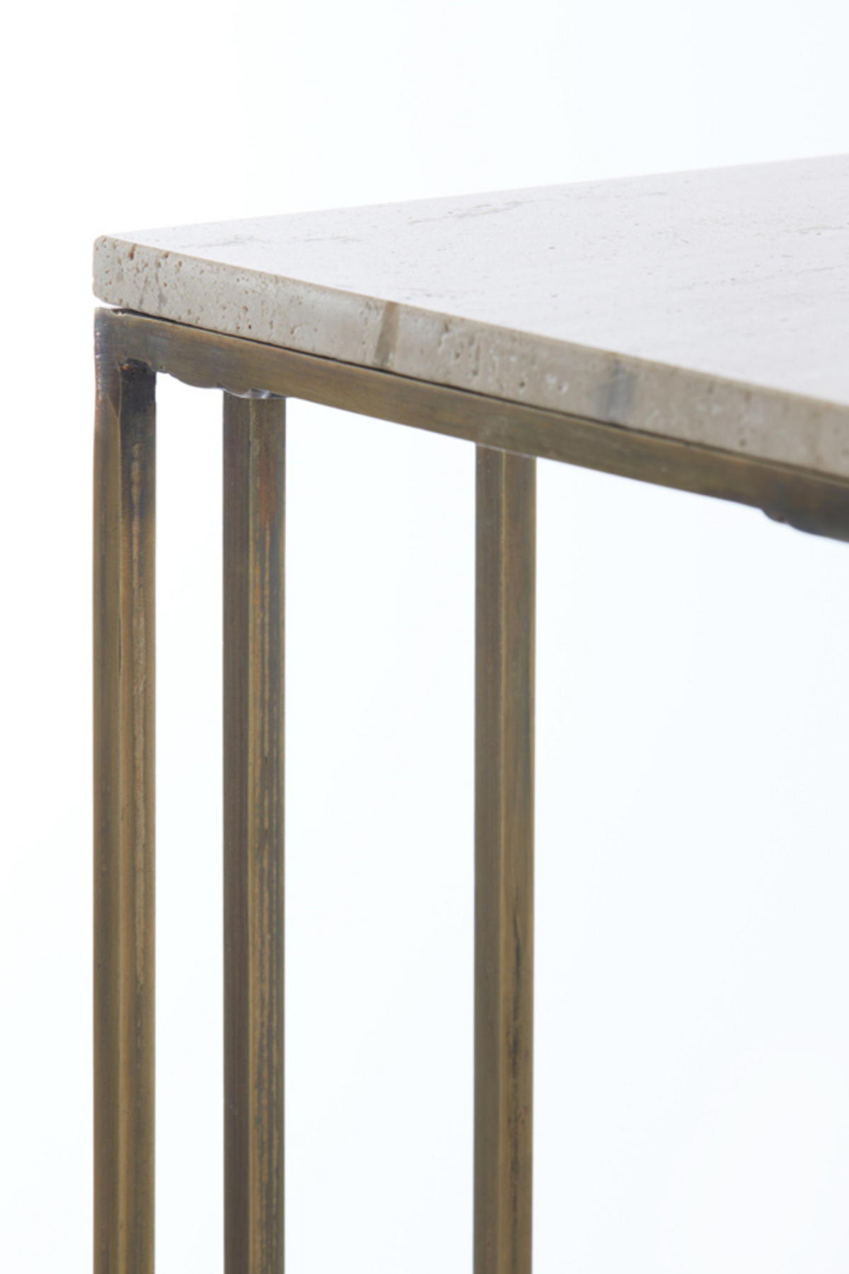 BEISTELLTISCH Roshan Braun 41/31/66 cm - Bronzefarben, Metall (41/31/66cm) - Light & Living