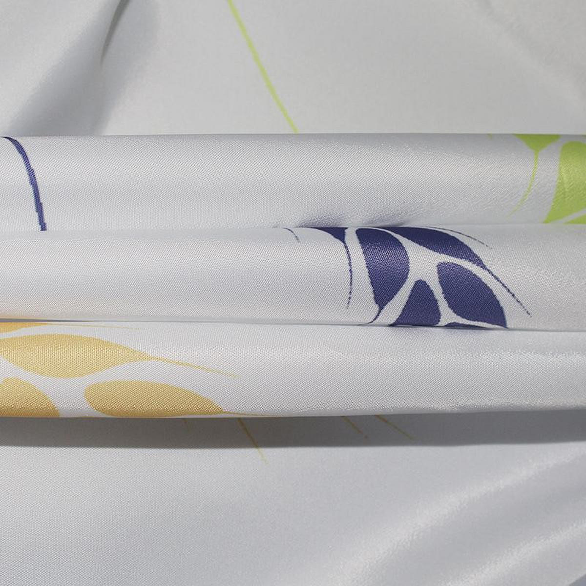 DUSCHVORHANG Weiß Polyester wasserdicht maschinenwaschbar mit Haken Badezimmer - Weiß, Textil (180/180cm) - MCBOSON