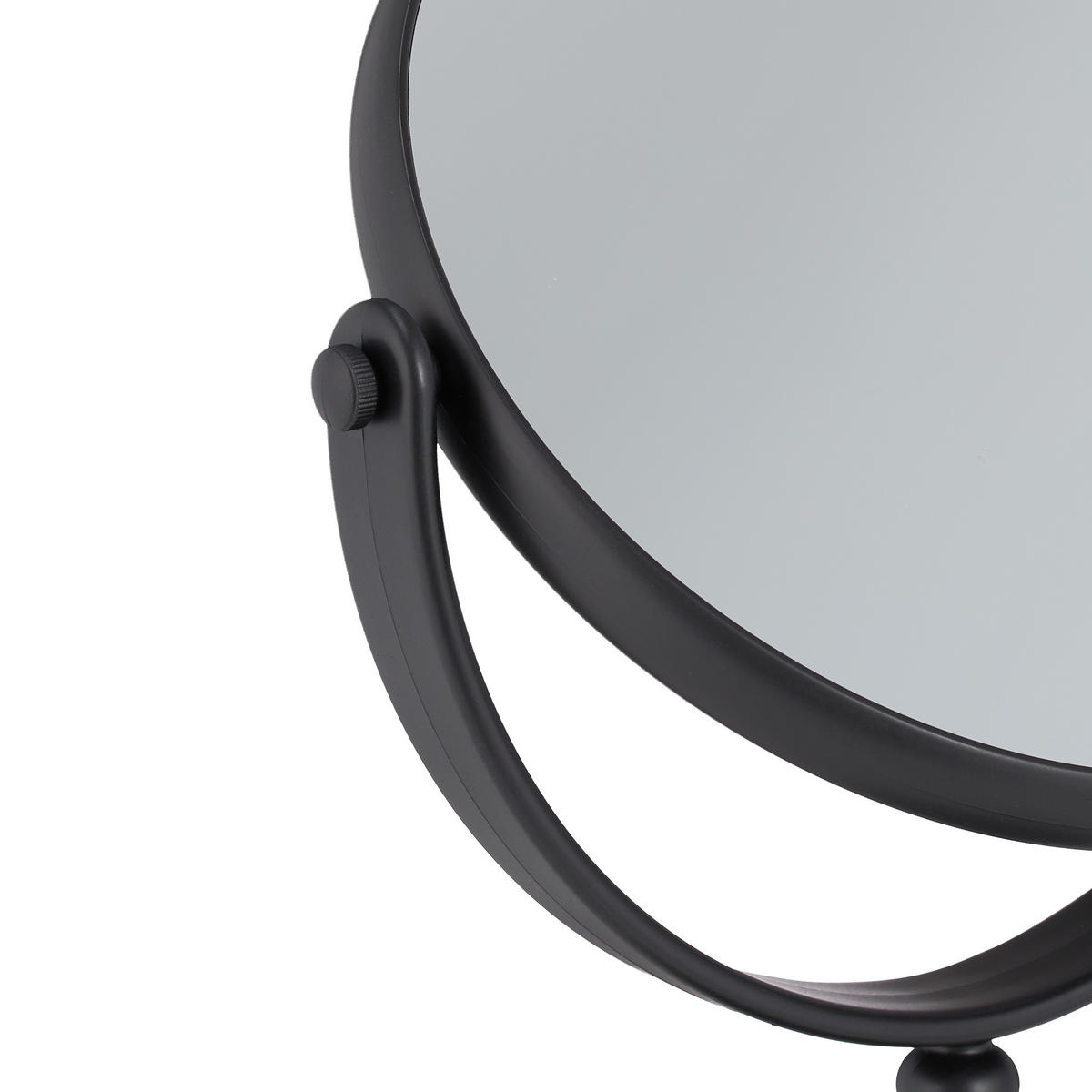 KOSMETIKSPIEGEL - Schwarz, Glas/Kunststoff (18/27.5/10.5cm) - Relaxdays
