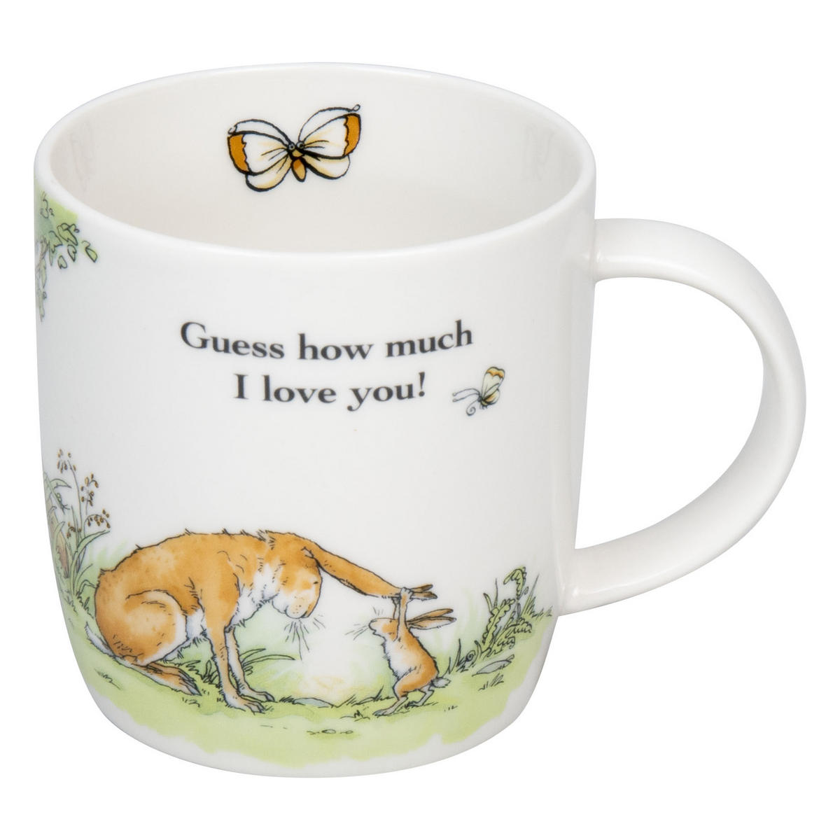 KAFFEEBECHER Guess how much I love you! - Naturfarben, Keramik (0.4L) - Könitz