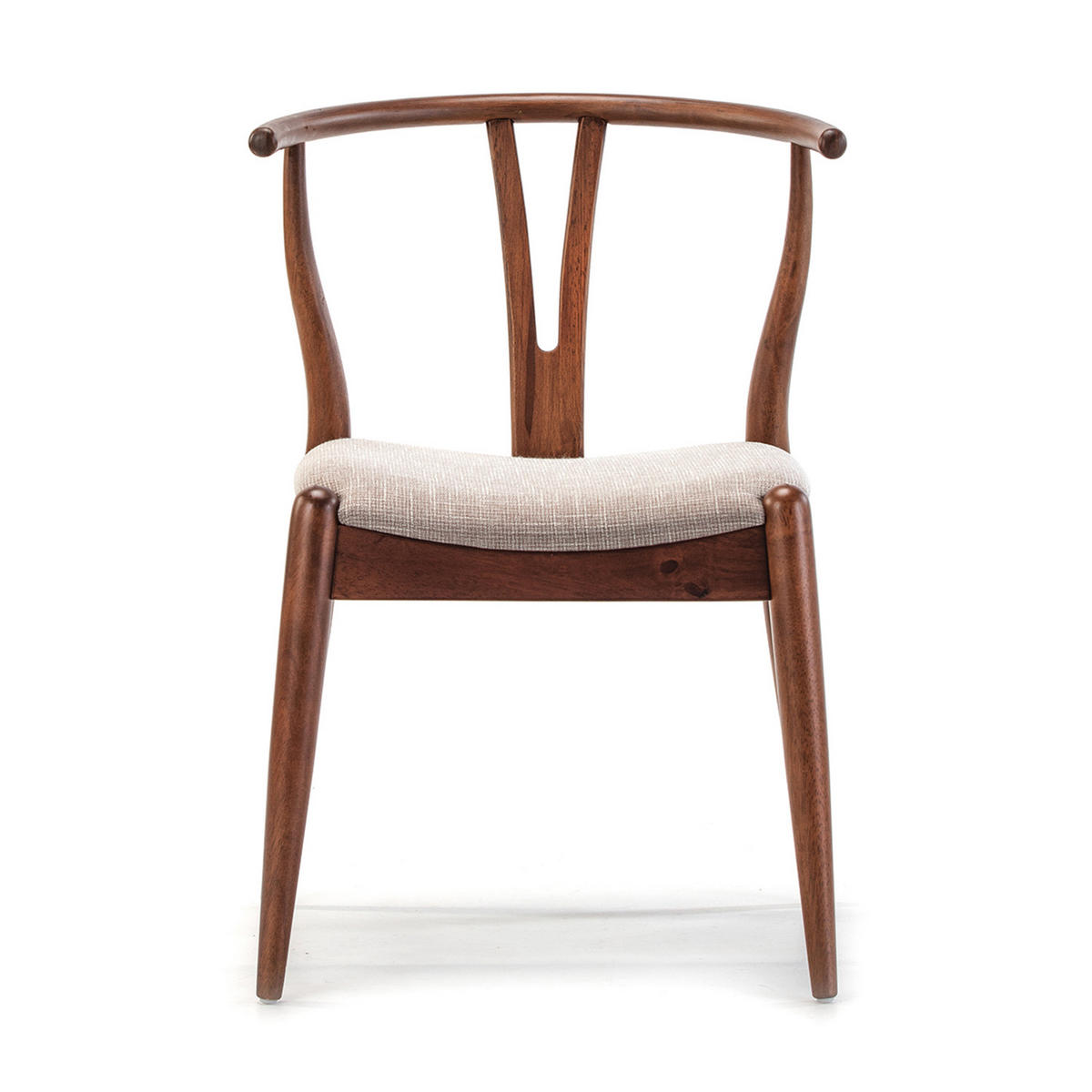 STUHL 2er-Set Rustic Nussbaum Farbe - Walnussfarben, Holz (55/76/55cm) - VS Venta-stock