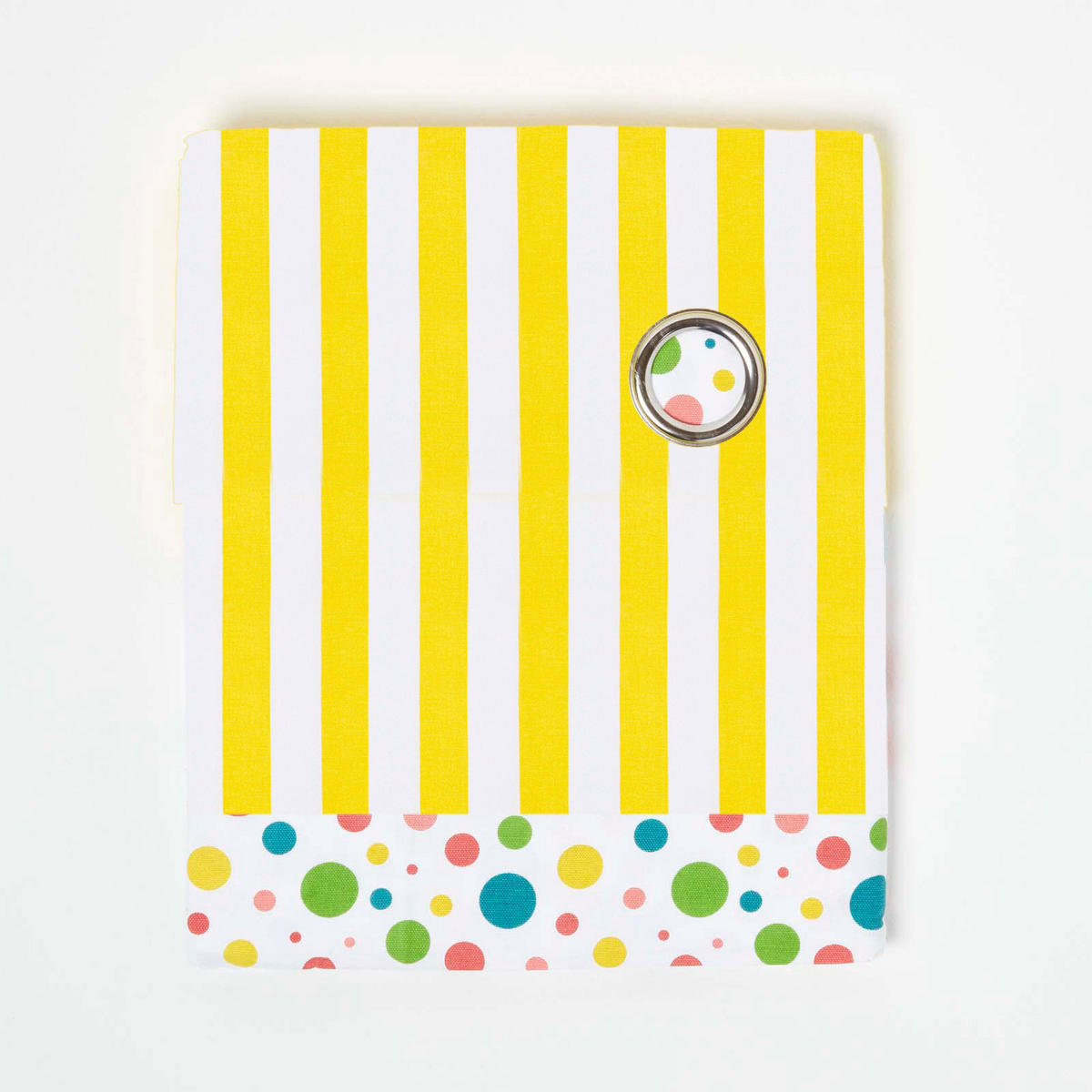 ÖSENVORHANG Bunte Punkte blickdicht 2er-Set, 117/137 cm - Multicolor, Textil (117/137cm) - Homescapes