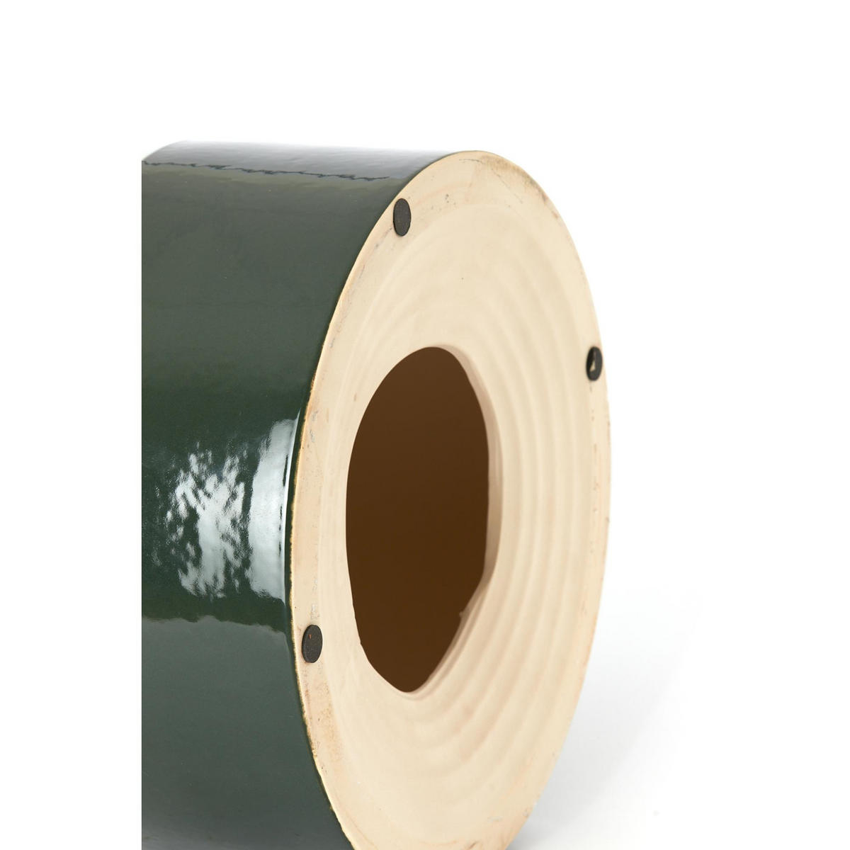 BEISTELLTISCH Mooca Grün 33/33/44 cm - Grün, Keramik (33/33/44cm) - Light & Living