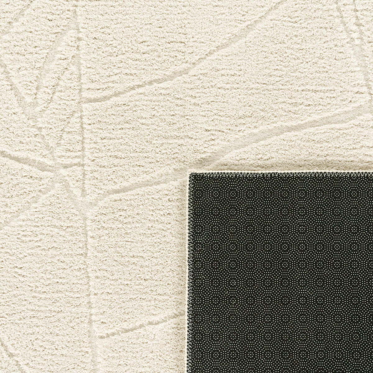 HOCHFLORTEPPICH 160/160 cm Tokio 474 - Creme, Textil (160/160cm) - Paco Home