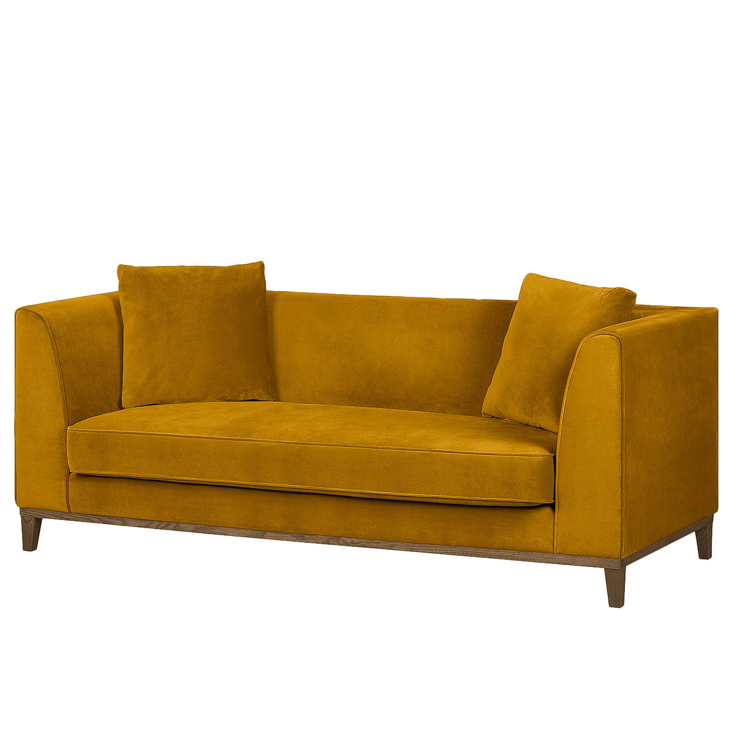 3-SITZER SOFA - Gelb, Textil (201/79/82cm) - home24