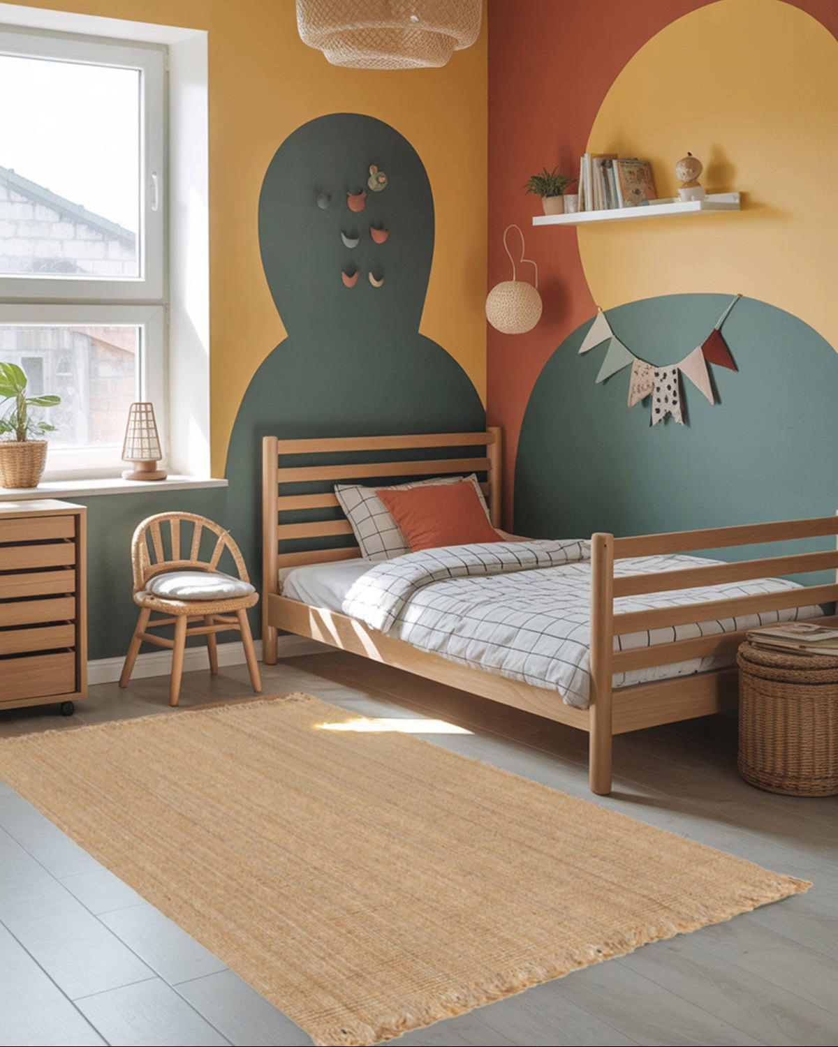 TEPPICH aus hochwertiger natürlicher Jute beige - Beige, Naturmaterialien (120/170cm) - AFK Living