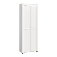 SCHUHSCHRANK JAM (B/H/T: ca. 64/191/35 cm) in weiß/weiß - Weiß, Holzwerkstoff (64/191/35cm)