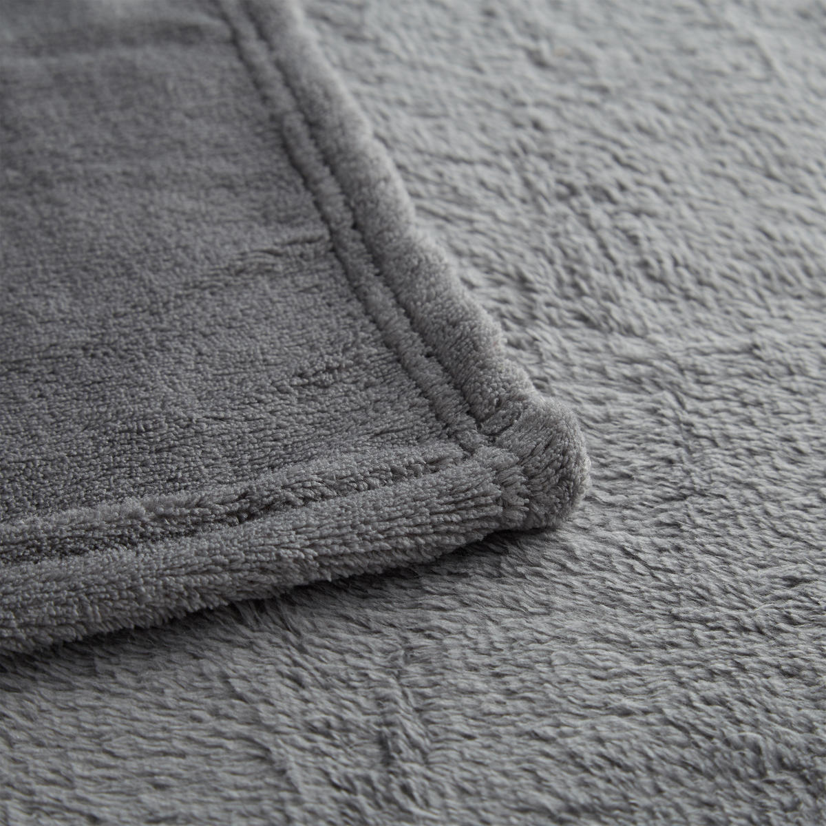 KUSCHELDECKE - Grau, Textil (200/220cm) - Relaxdays