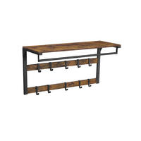 WANDGARDEROBE PORT LOUIS - Braun, Metall (80/42/30cm) - Hansiro