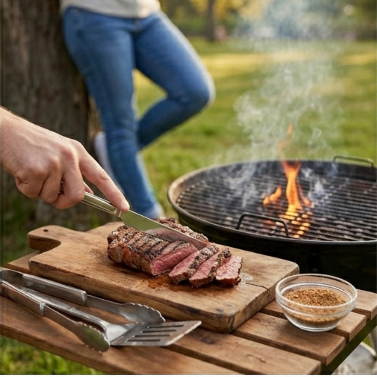 STEAKMESSERSET 6-tlg Klingenlänge 23 cm Edelstahl Silber - Silberfarben, Metall (23cm) - Alpina