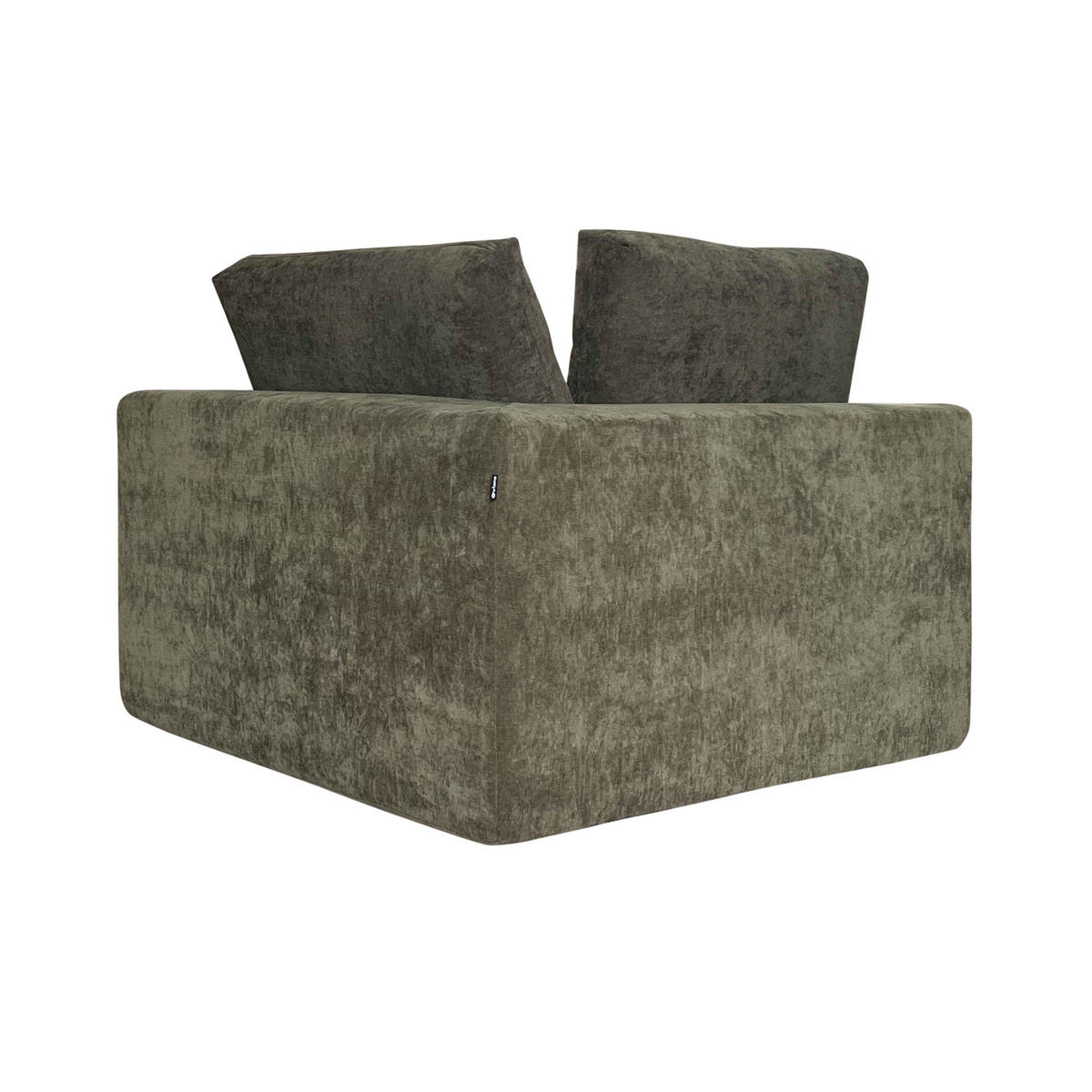 MODULSOFA mit 5 Sitzplätzen, Grün - Grün, Textil (275/275cm) - Oviala