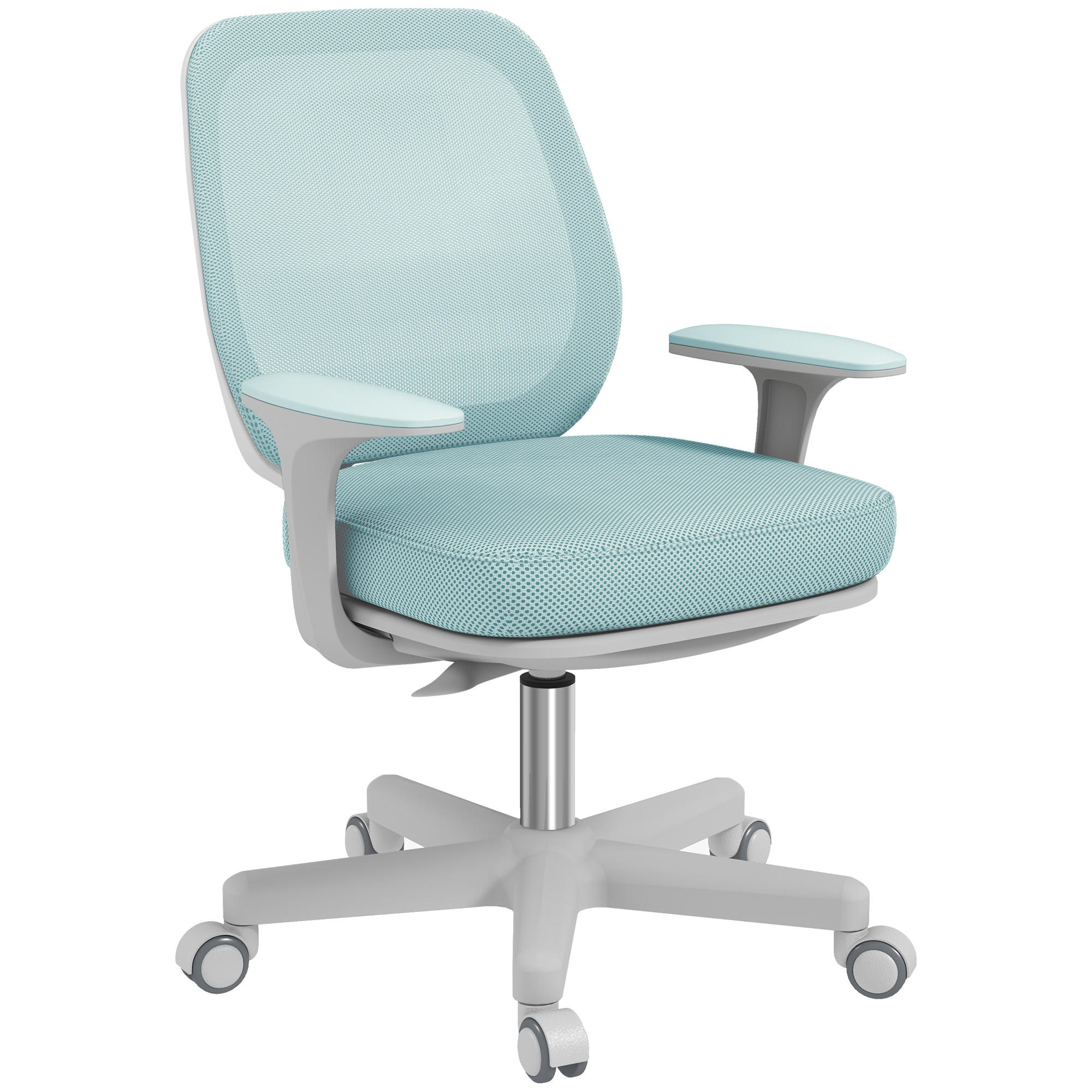BÜROSTUHL Shelley Grün höhenverstellbar - Grün, Textil/Metall (55/82.5/48cm) - Jamb