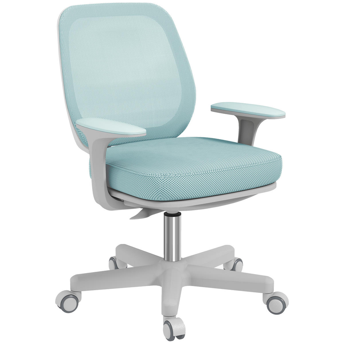 BÜROSTUHL DE-05243 Ergonomisch, Drehfunktion & höhenverstellbar Grün - Grün, Kunststoff (48/94.5/55cm) - ComfortXL