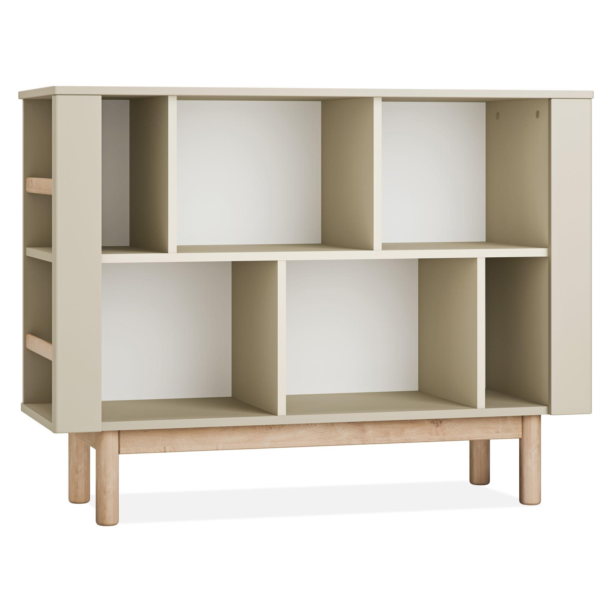 Konsimo® Kinderregal Beige 120x91x40 cm