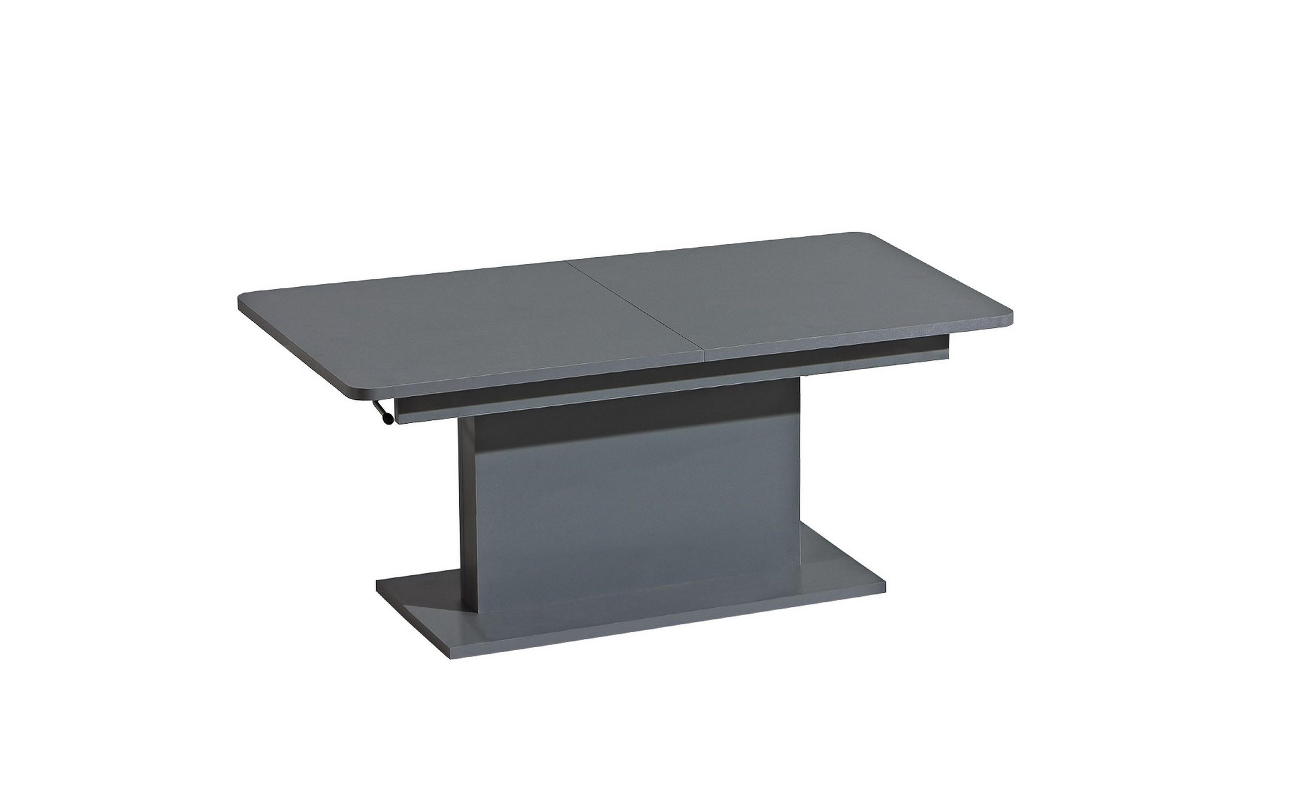 COUCHTISCH rechteckig Anthrazit matt 126/70/58 cm - Anthrazit, Holzwerkstoff (70/126/57cm) - designimpex