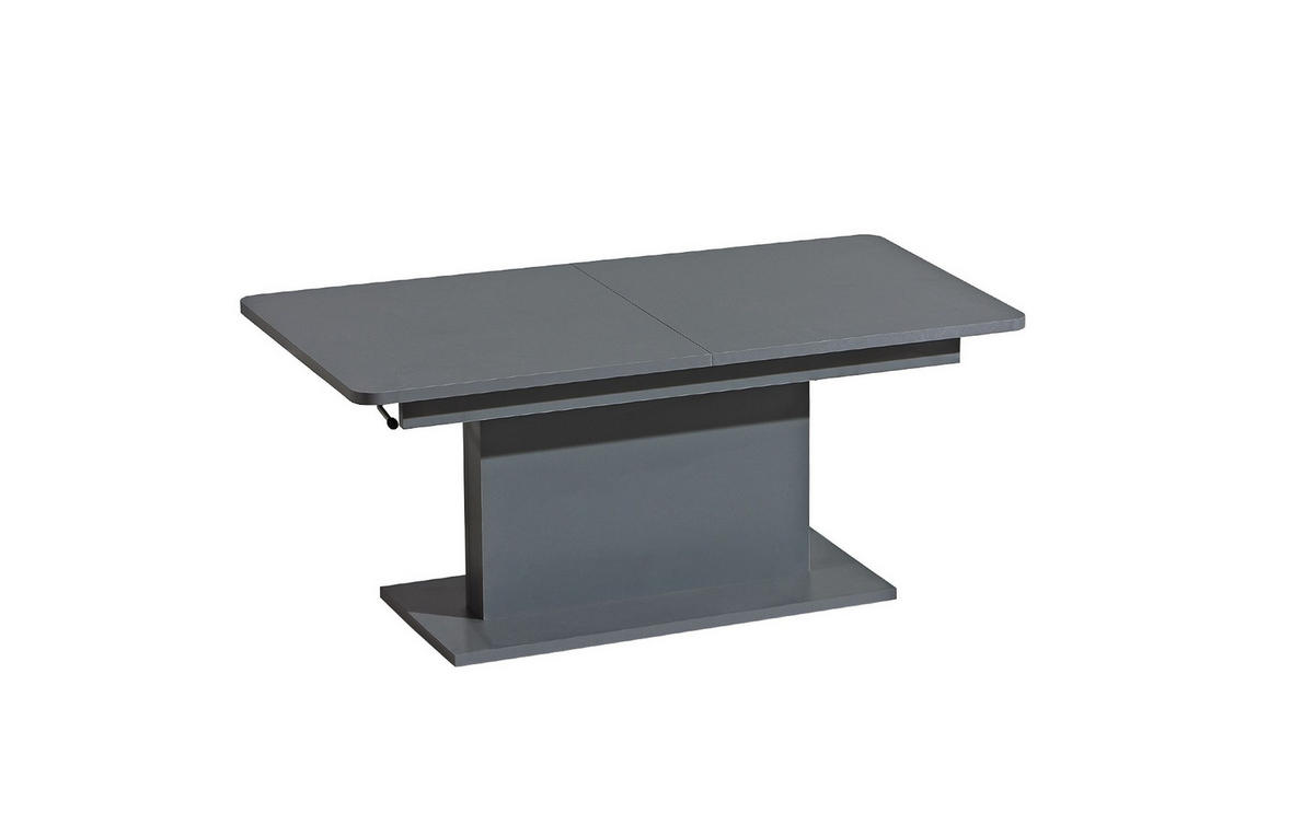 COUCHTISCH rechteckig Anthrazit matt 126/70/58 cm - Anthrazit, Holzwerkstoff (70/126/57cm) - designimpex