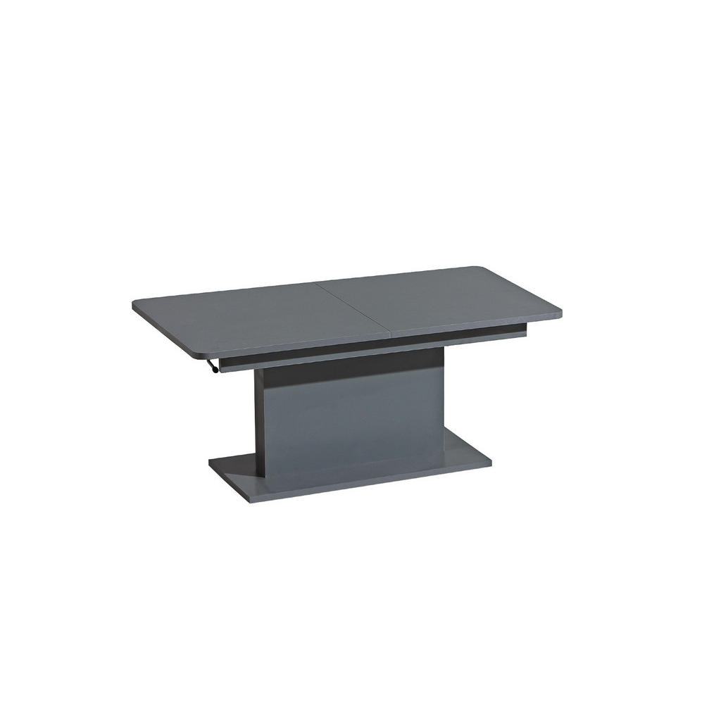 Thumbnail - designimpex Couchtisch, Anthrazit, Holzwerkstoff, Rechteckig, 126x58x70 cm, Wohnzimmer, Wohnzimmertische, Couchtische