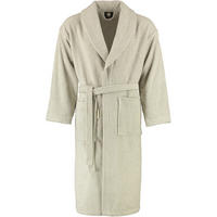 BADEMANTEL UNISEX SCHALKRAGEN SIR & LADY STONE - 320 - Beige, Textil (XLnull) - Rhomtuft