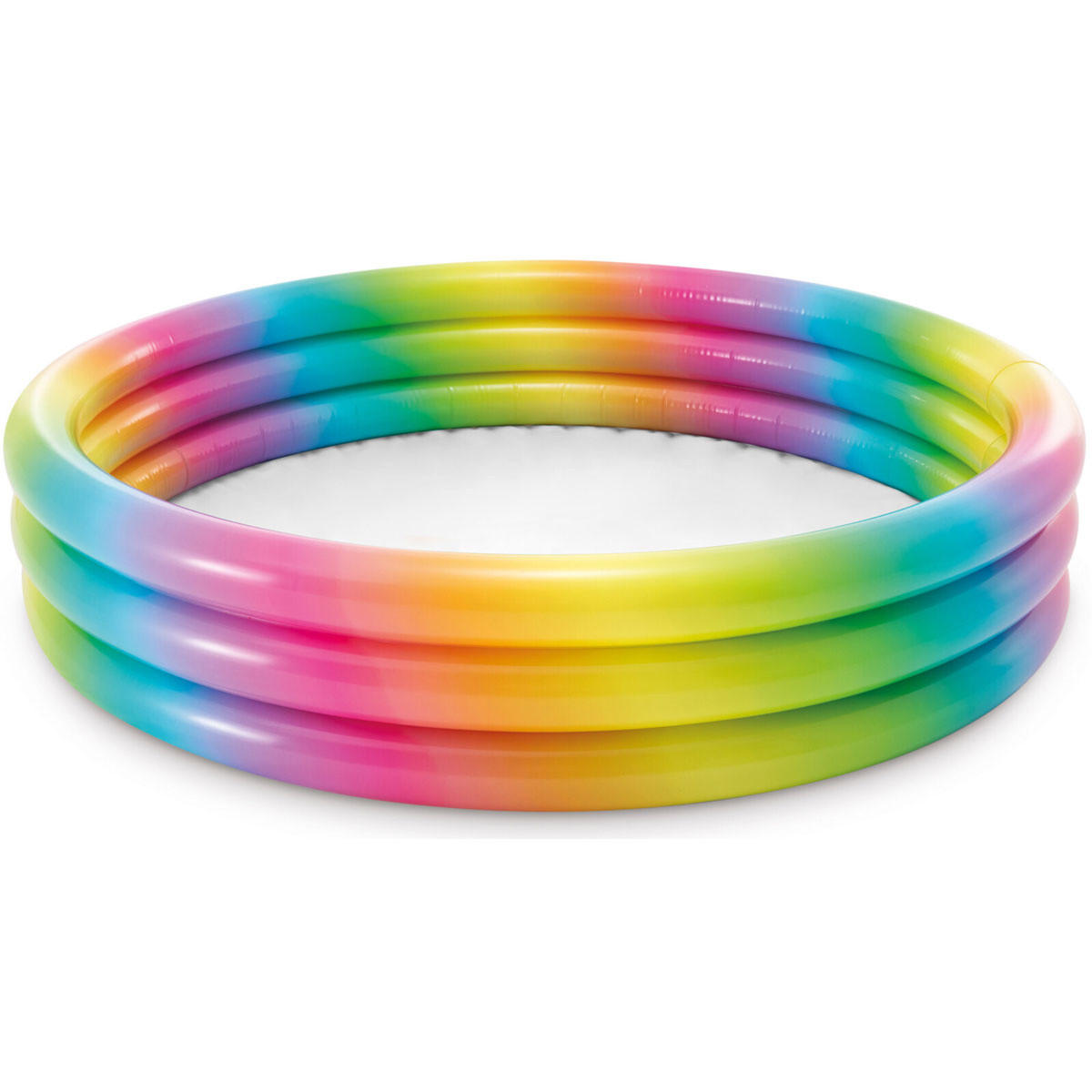 KINDERPOOL aufblasbar Rainbow Ø 147/33 cm - Multicolor, Kunststoff (147/147/33cm)