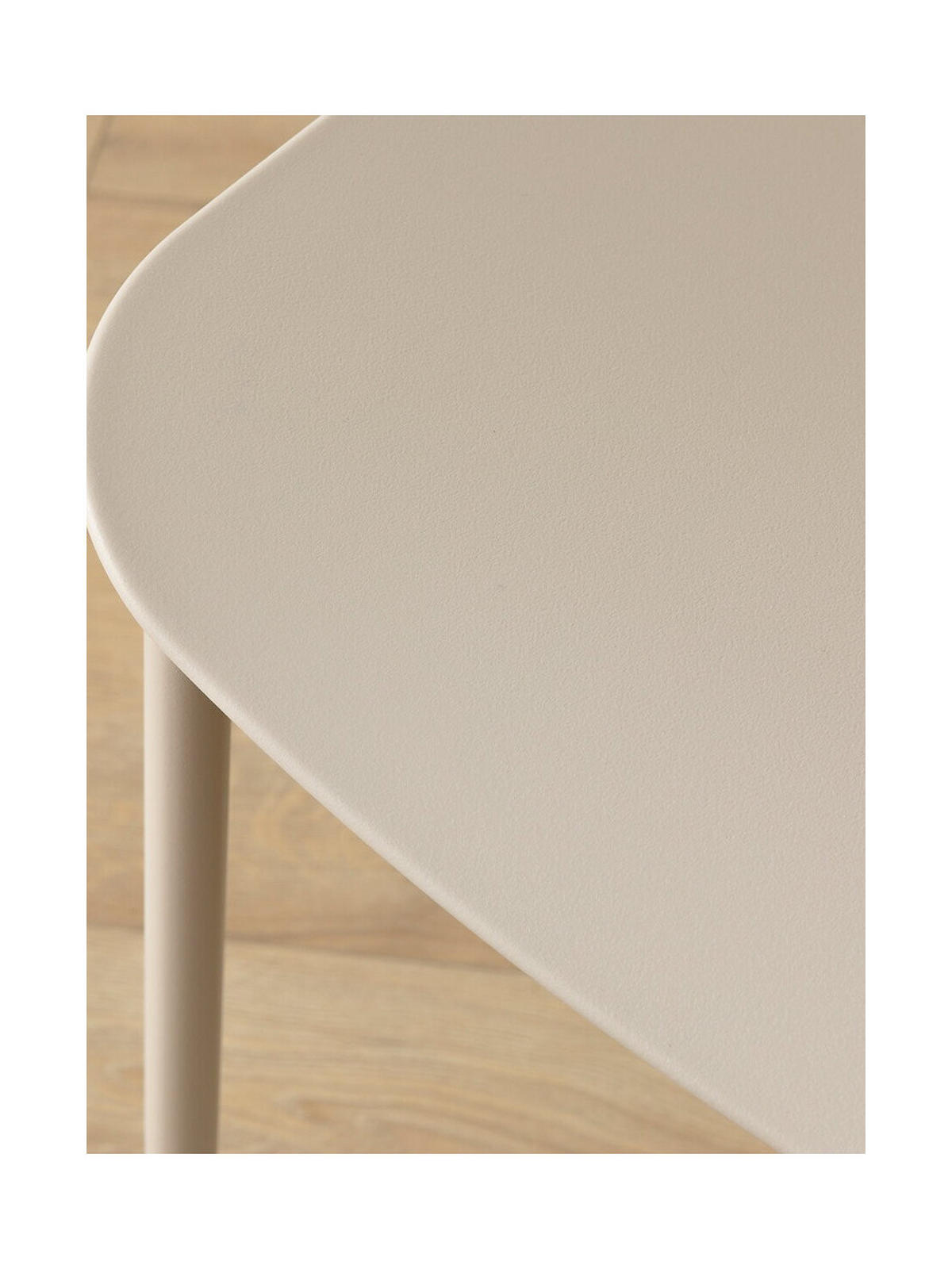STUHL Minno Beige 49 cm x 88 cm - Beige, Kunststoff (49/88/52cm) - Kenay Home