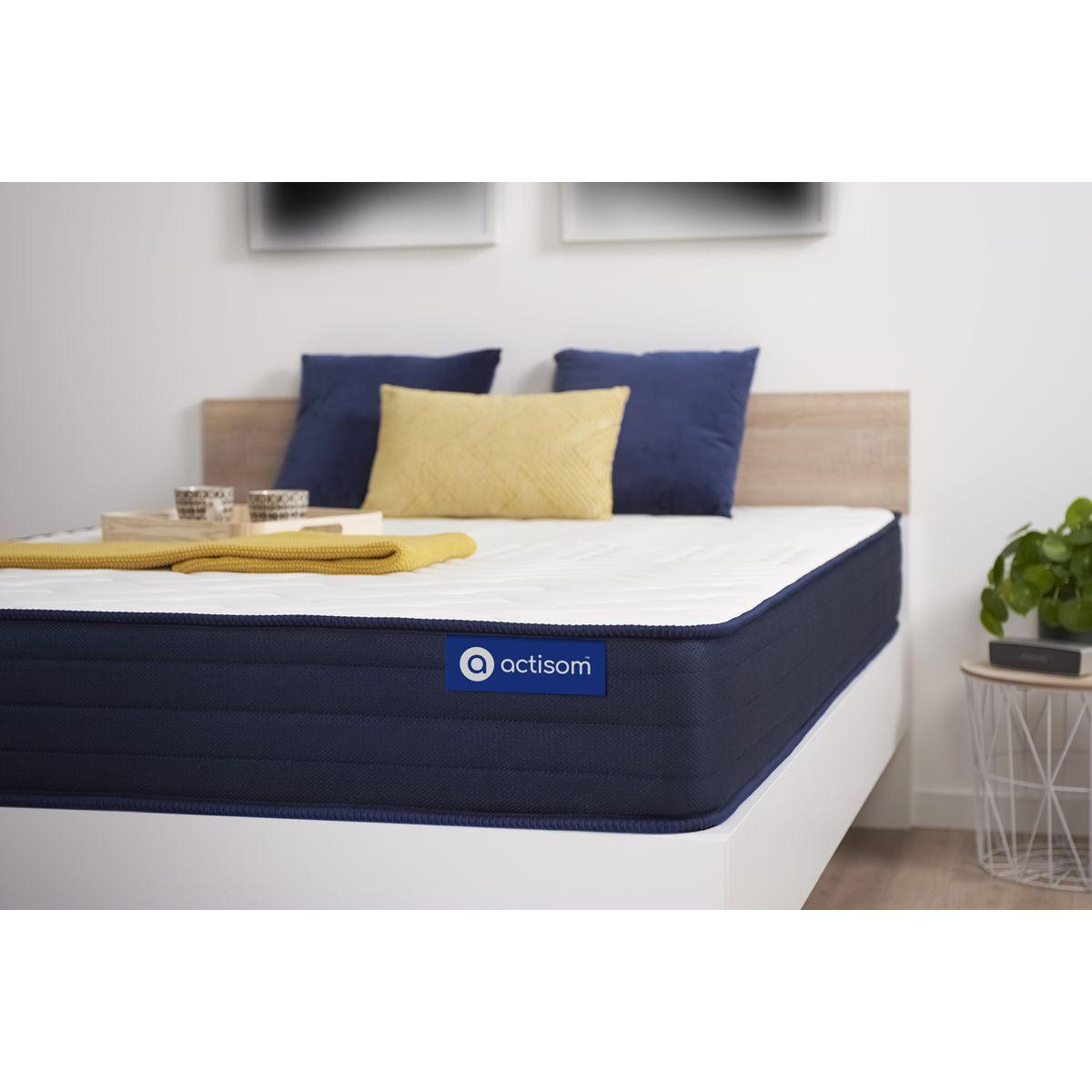MATRATZE Actilatex life Latex und Memory-Schaum 100 x 200 cm h4 - Weiß, Textil (100/200cm) - ACTISOM