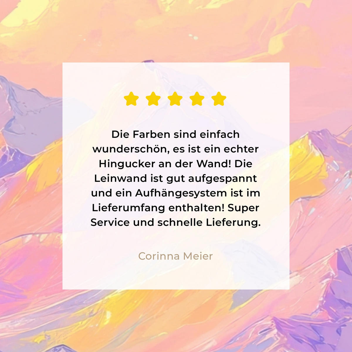 LEINWANDBILD Berggipfel - Wolken - Verträumt Deko Wohnzimmer 20x20 cm - Hellrosa, Textil (20/20cm) - MuchoWow