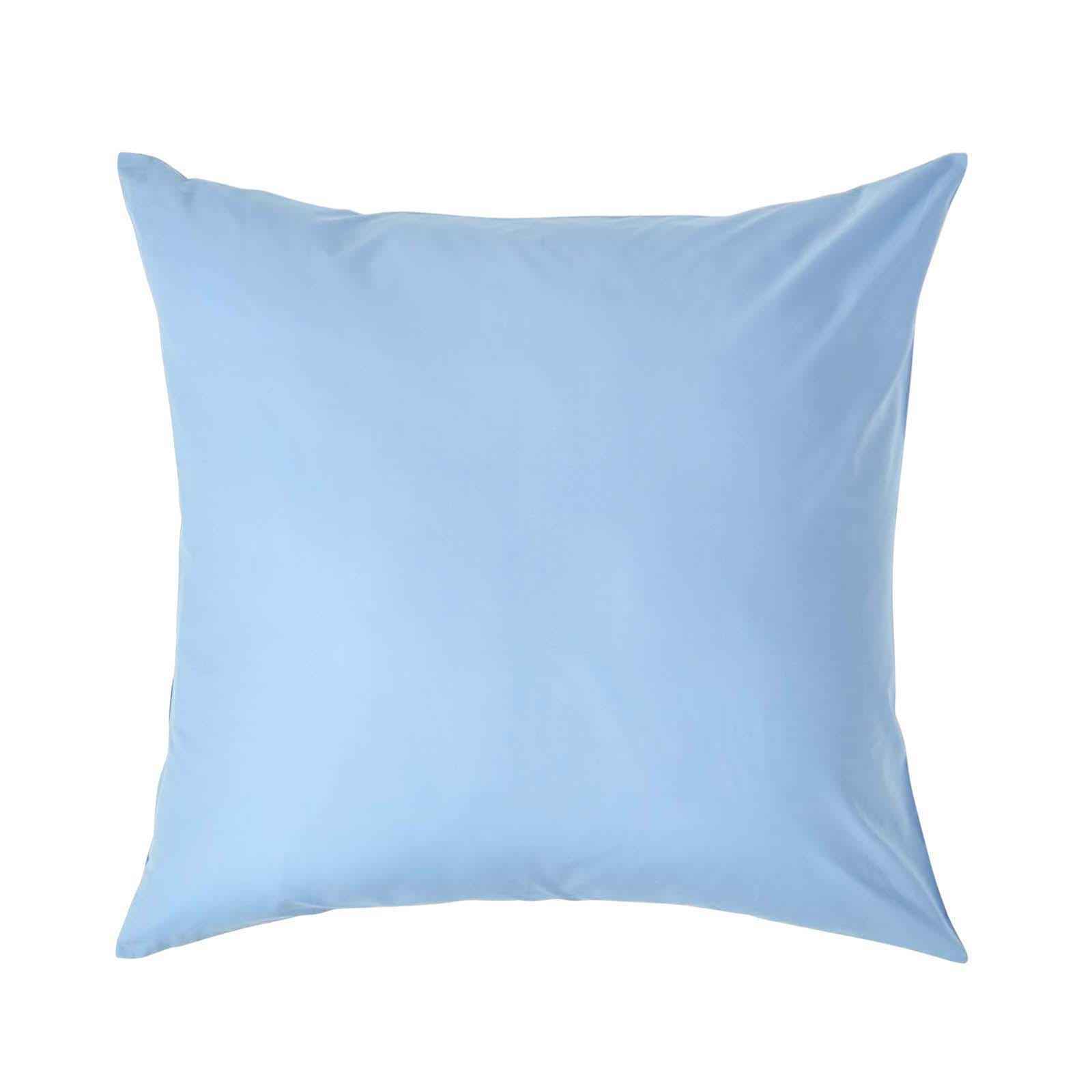KISSENBEZUG Perkal, Ägyptische Baumwolle, Fadendichte 200 - Blau, Textil (60/60cm) - Homescapes
