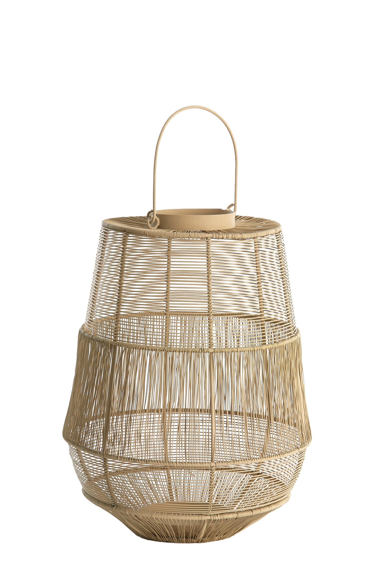 WINDLICHT Sezela Grau Ø28/38 cm - Grau, Metall (28/38/28cm) - Light & Living