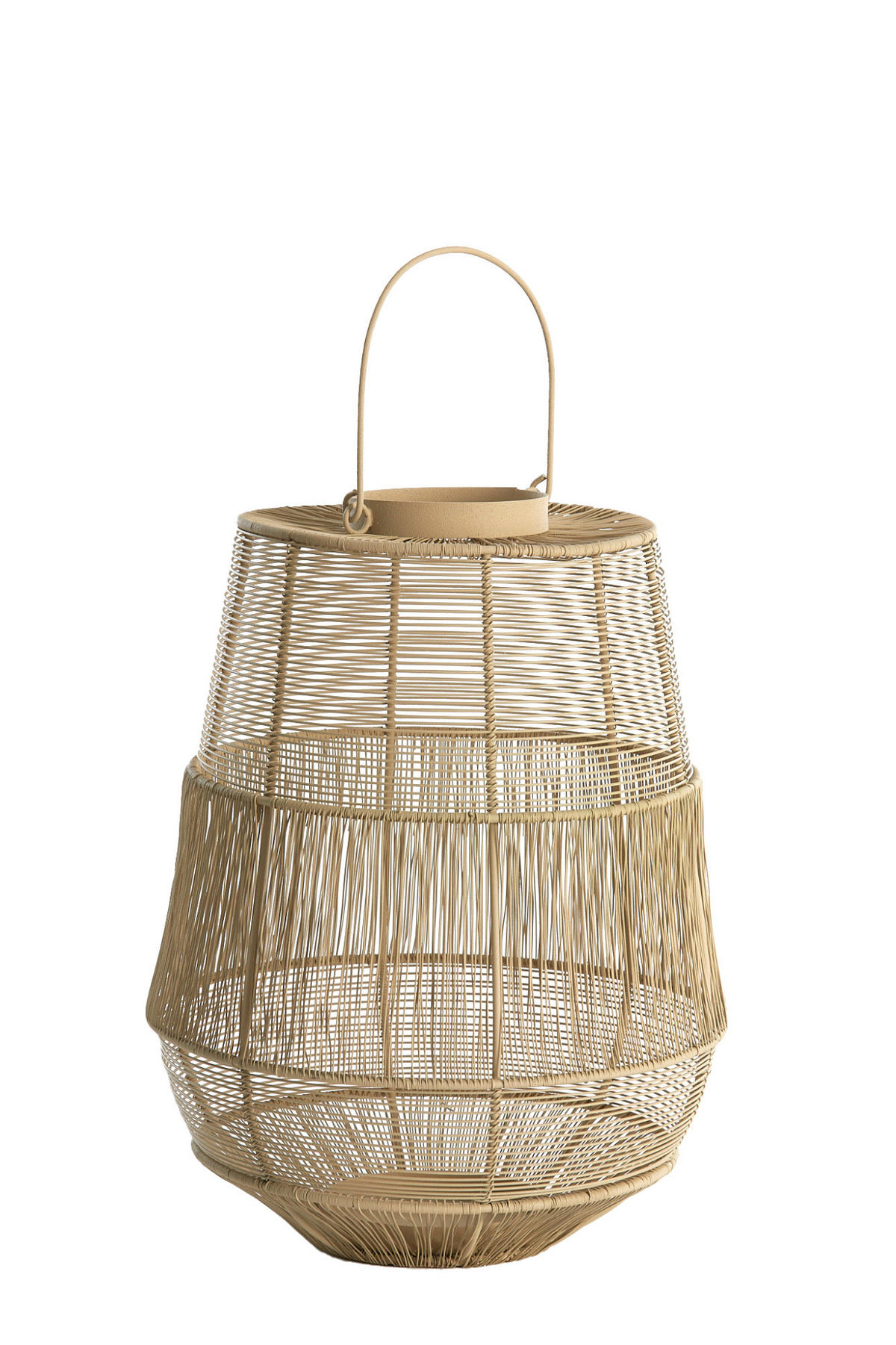 WINDLICHT Sezela Grau Ø28/38 cm - Grau, Metall (28/38/28cm) - Light & Living