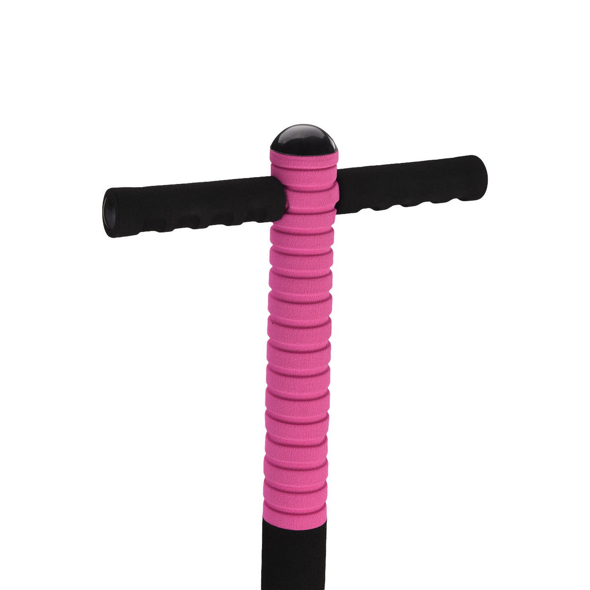 POGO-STICK - Rosa, Kunststoff/Textil (24/6cm) - Relaxdays