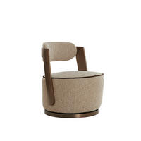 SESSEL Kemena Braun 68/65/77 cm - Braun, Textil (68/77/65cm) - Light & Living