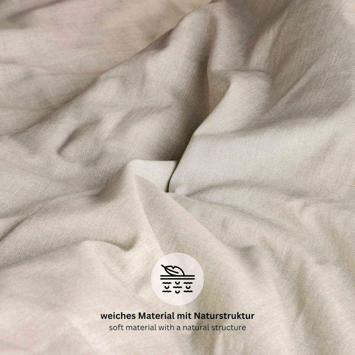 RENFORCÉ BETTWÄSCHE HARP - Grau, Textil (135/200cm) - Esprit