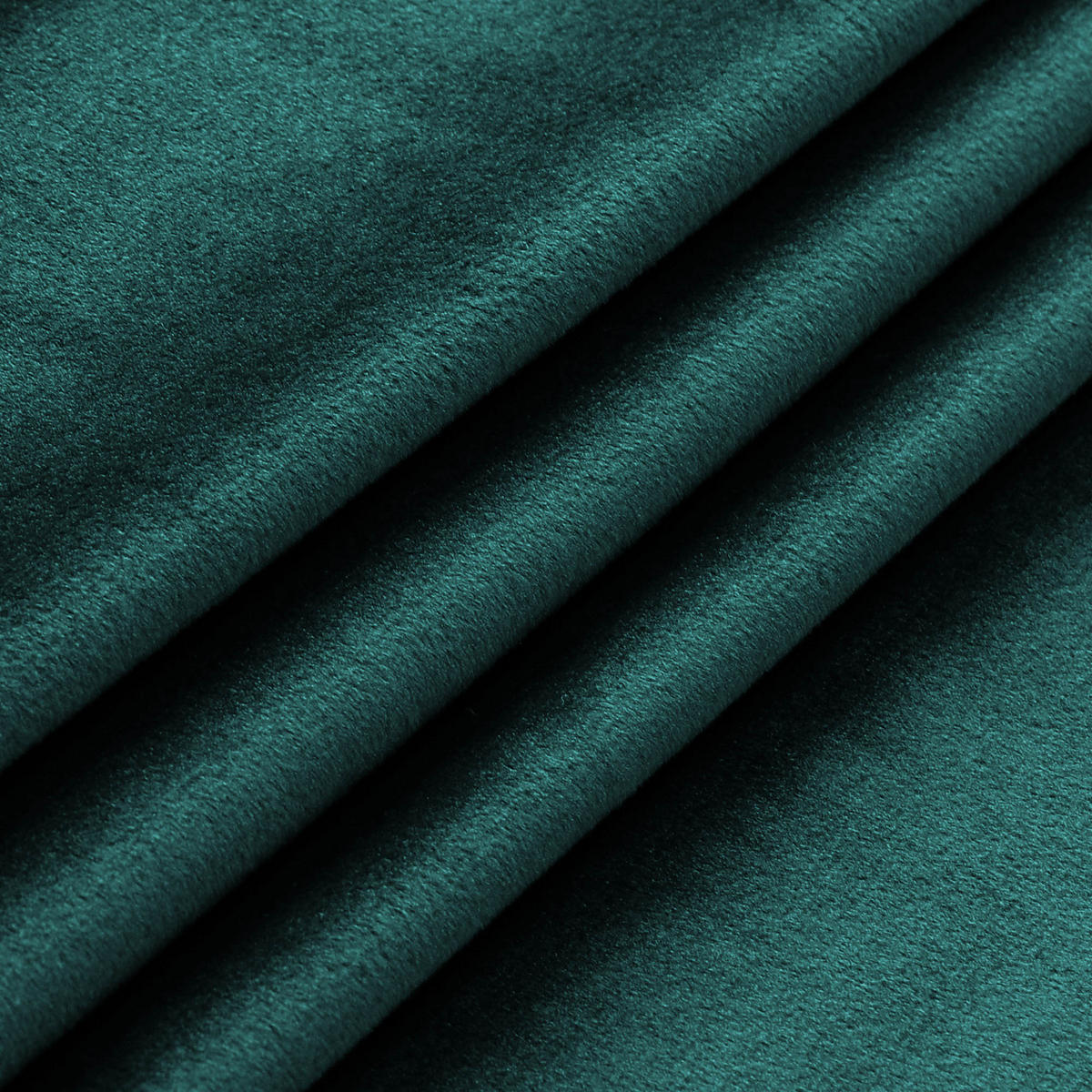 VORHANG Kräuselband Samt 140/245 cm Petrol - Petrol, Textil (140/245/245cm) - TiborTex
