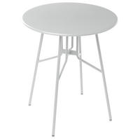 BISTROTISCH 64/64 cm Metall Grau Taltal - Grau, Metall (64/64/76cm) - Beliani