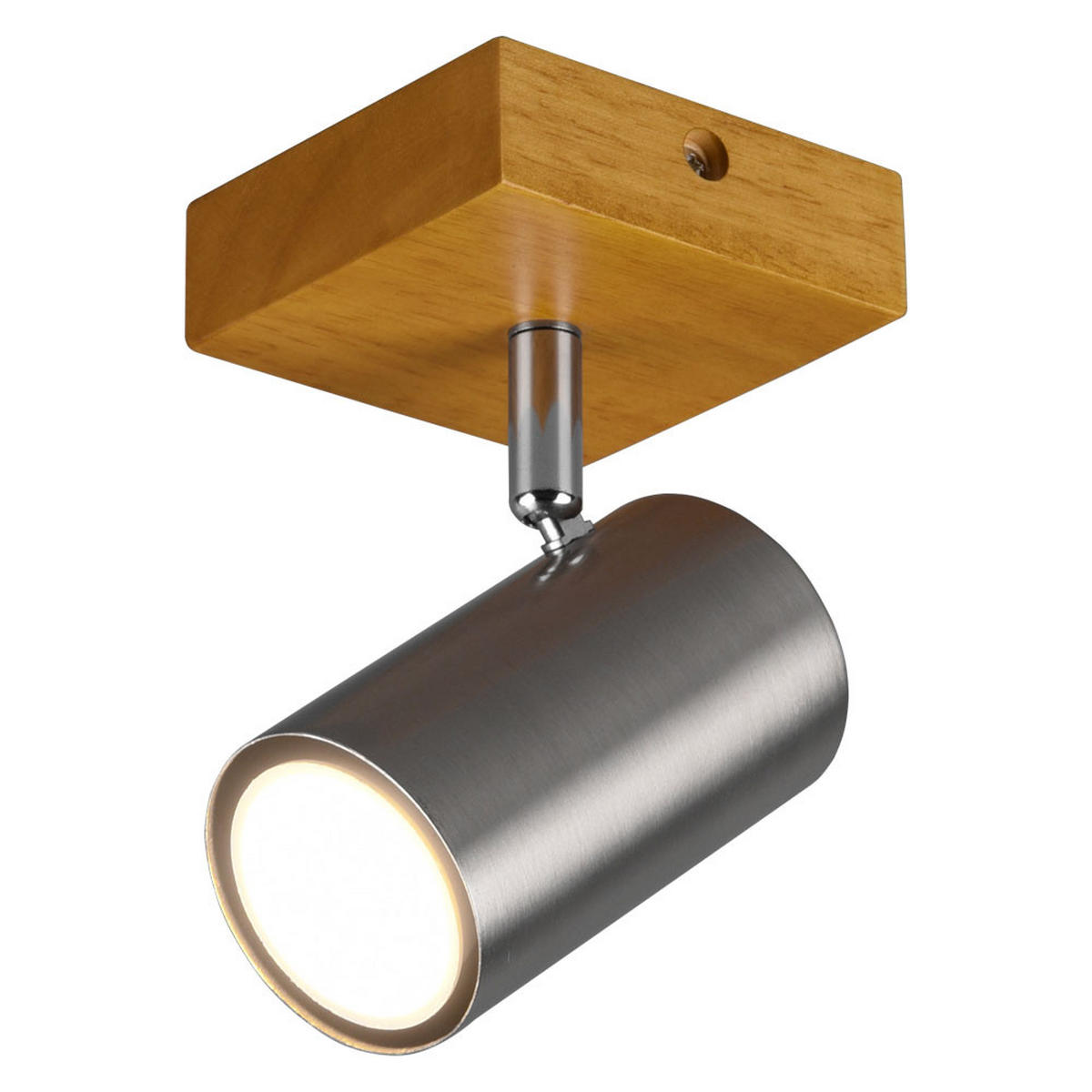 WANDLEUCHTE MARLEY Holz Silber - Silberfarben, Holz (9/16/12cm)