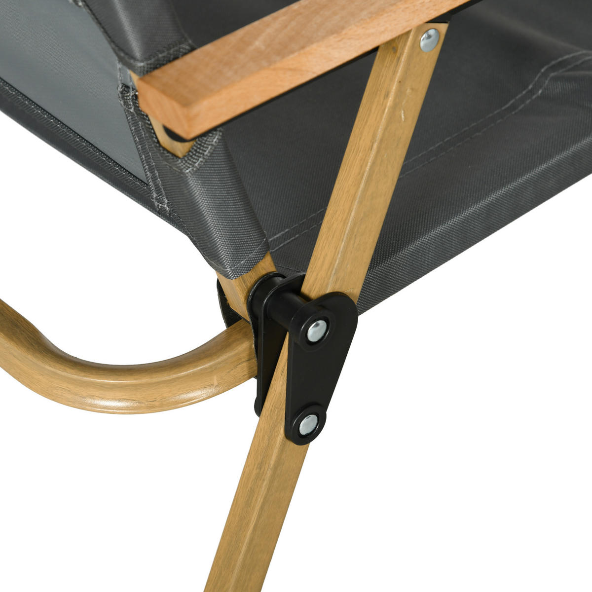 CAMPINGSTUHL 2er Set klappbar dunkelgrau - Dunkelgrau, Textil (54/78/59cm) - LEBENLANG