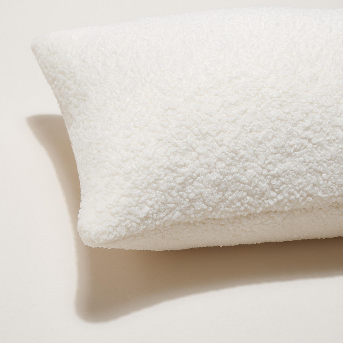 BOUCLÉ Kissen, Fellkissen, Plüschkissen Natur 30x50cm - Naturfarben, Textil (30/50cm) - nordic coast company