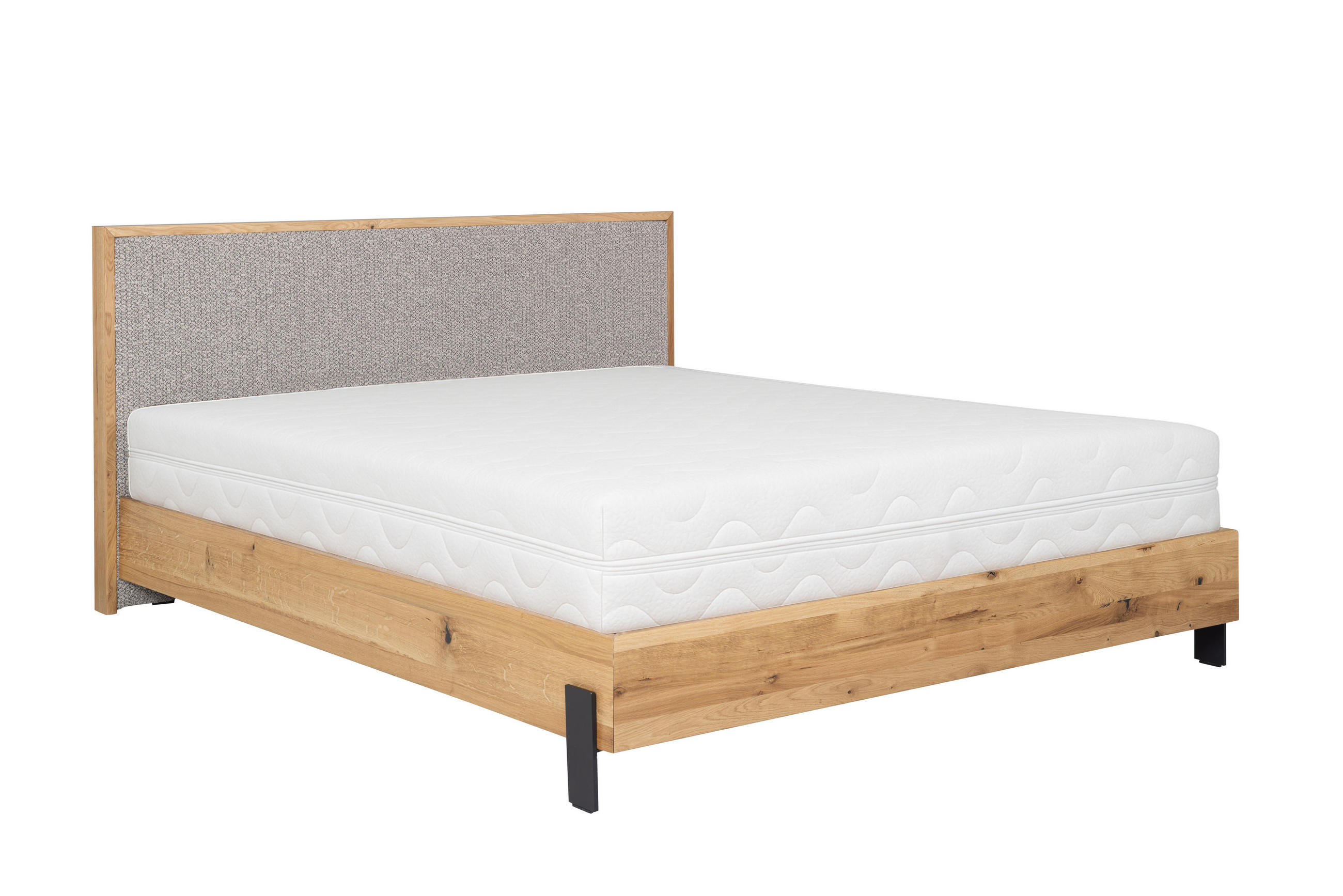 POLSTERBETT mit Matratze PRATO, Cappuccino, 180x200 cm - Cappuccino, Textil (180/200cm) - KS Home Concept