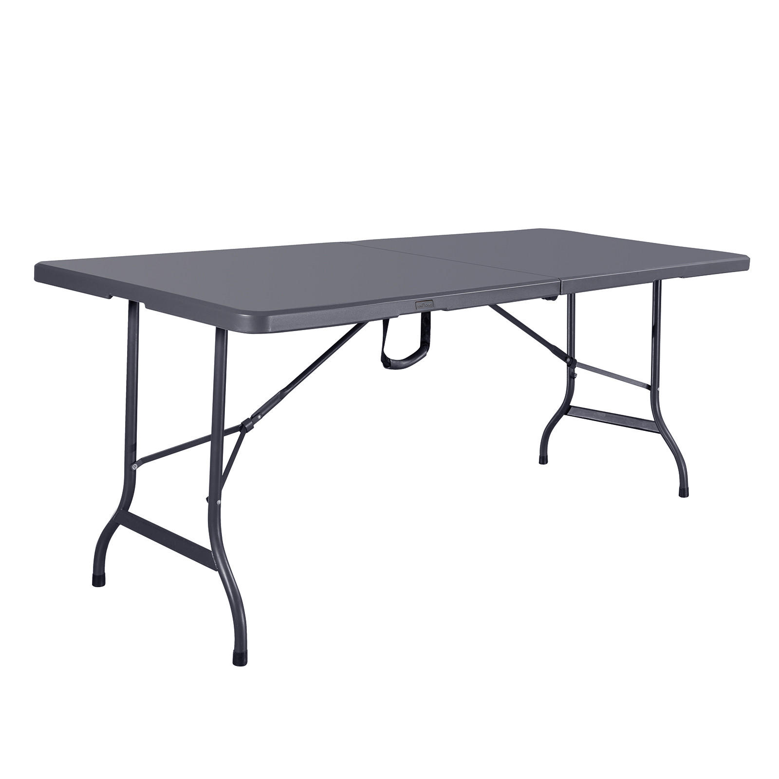 BUFFETTISCH Klapptisch Grau - Dunkelgrau, Kunststoff (180/75/72cm) - HATTORO