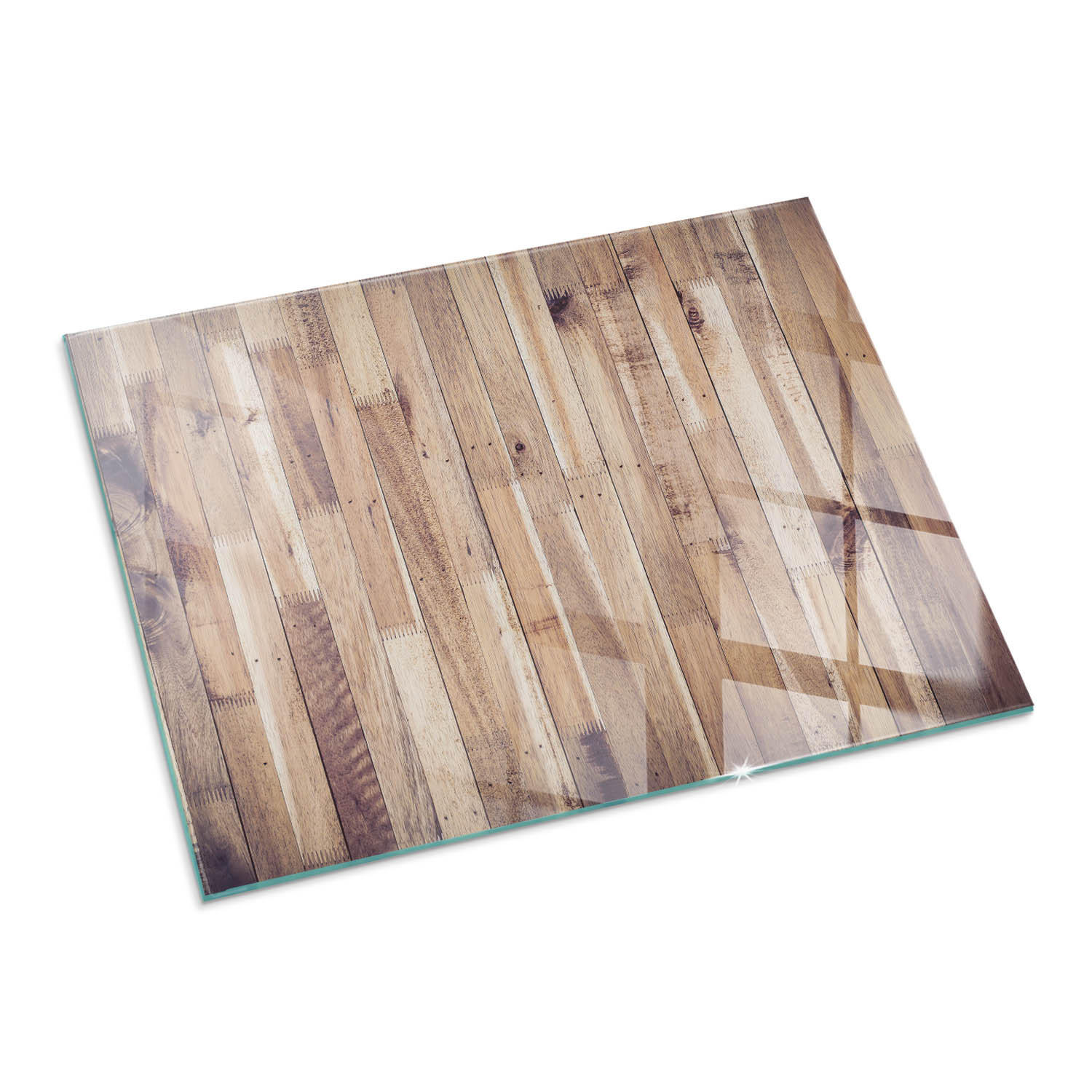 GLASPLATTE für Kamin 80x60 cm Braun - Braun, Glas (80/60/0.4cm) - ArtPrintCave