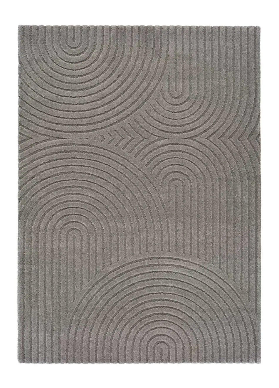 Atticgo Webteppich Grau 160x230 cm